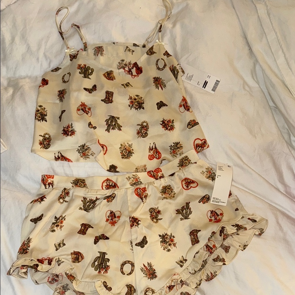 UO Western Print Cami Top